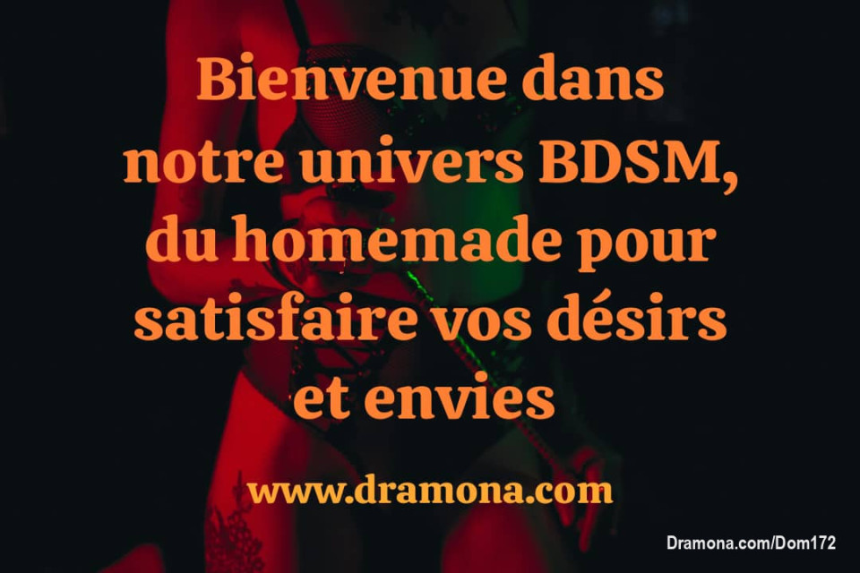 Univers du BDSM black homemade